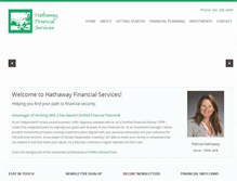 Tablet Screenshot of hathawayfinancialservices.com